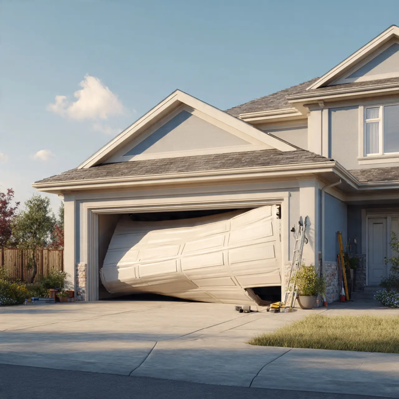 Emergency garage door repair technician in Frisco TX