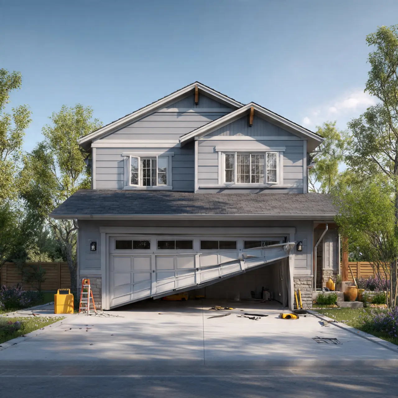 Emergency garage door repair technician in Frisco TX