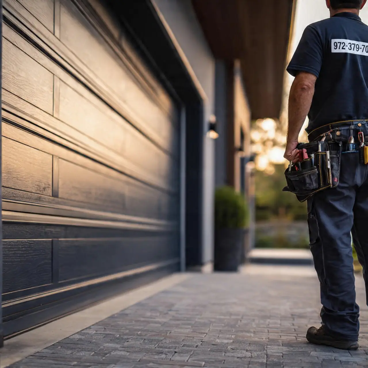 Residential garage door installation in Frisco TX