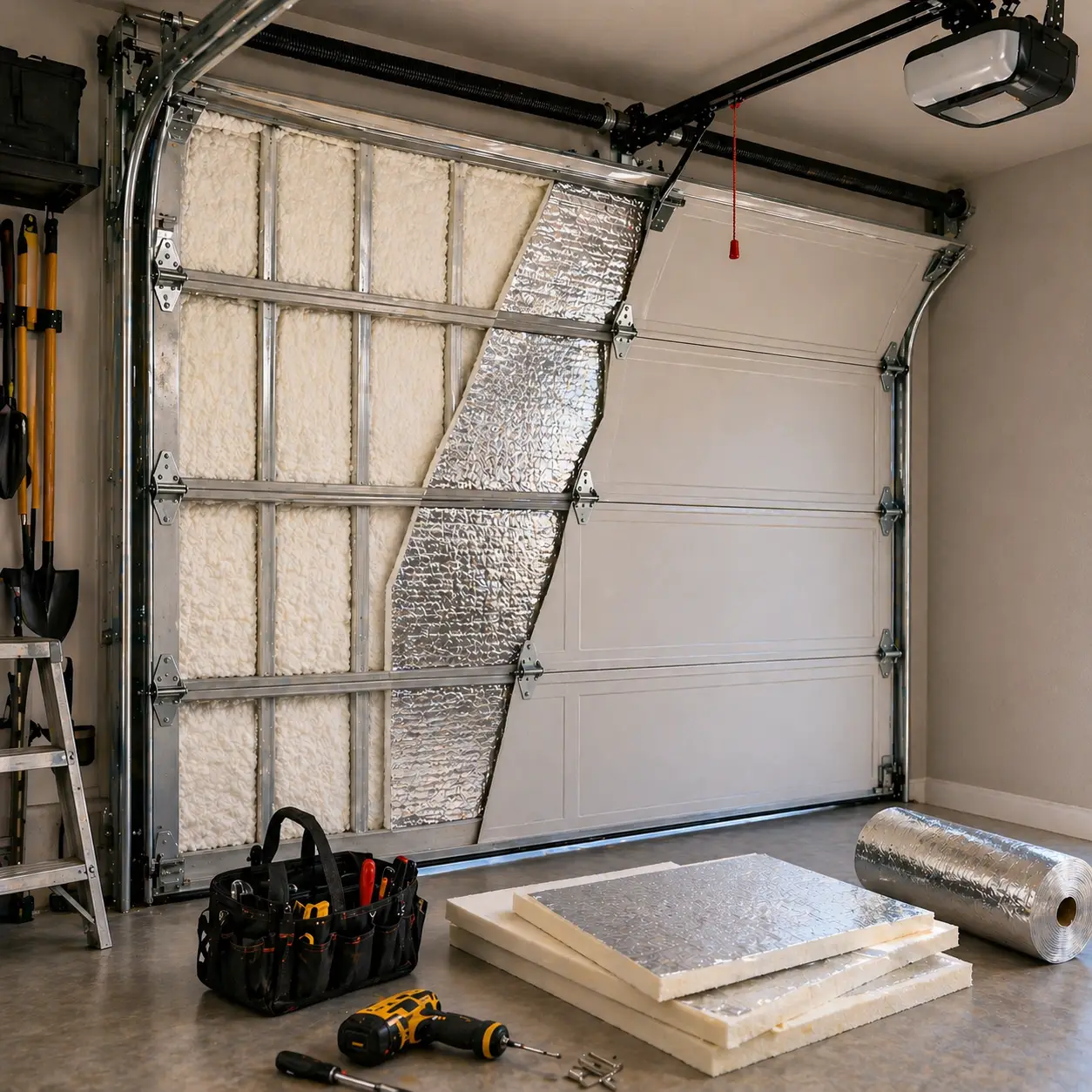 Garage door insulation service in Frisco TX