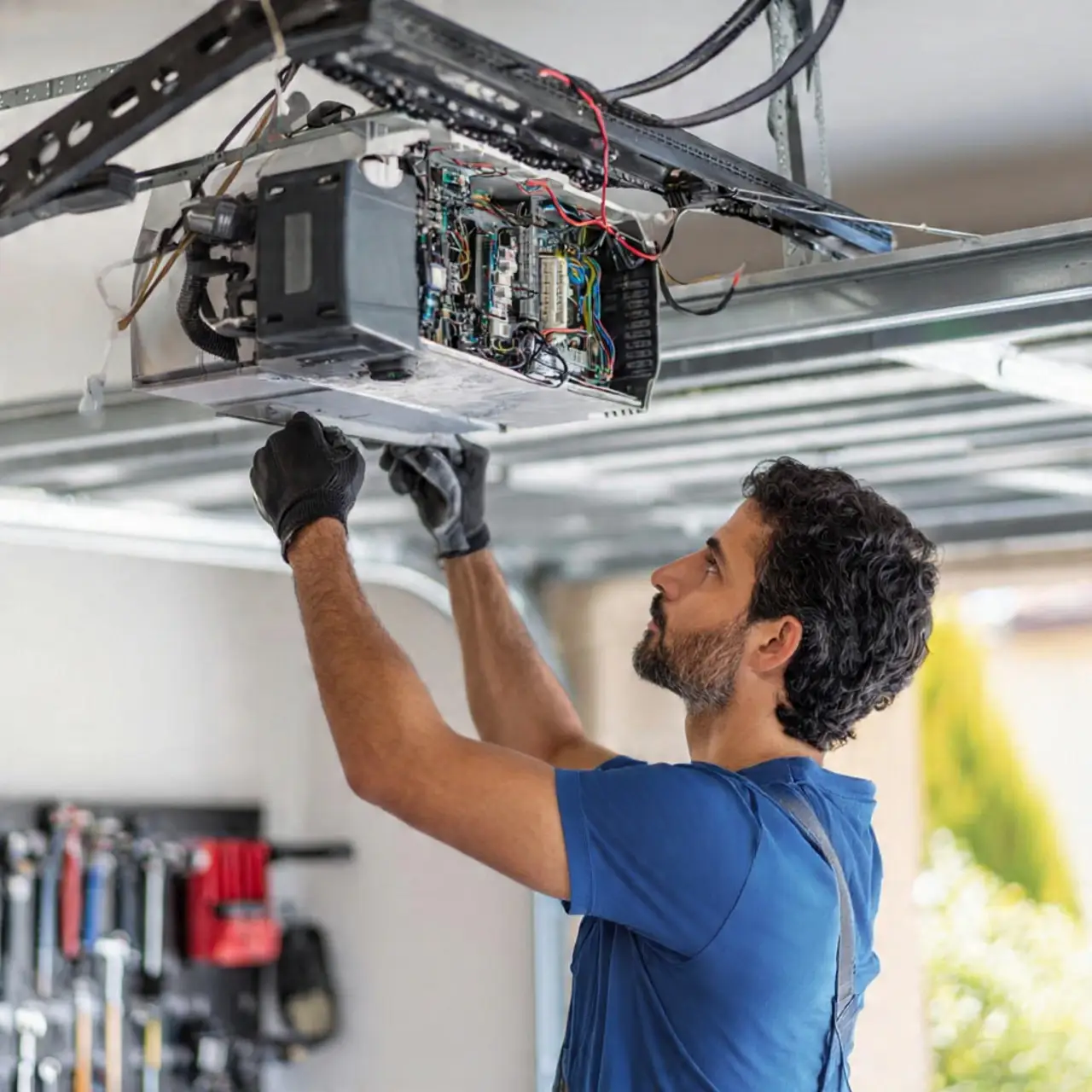 Garage door opener repair service in Frisco TX