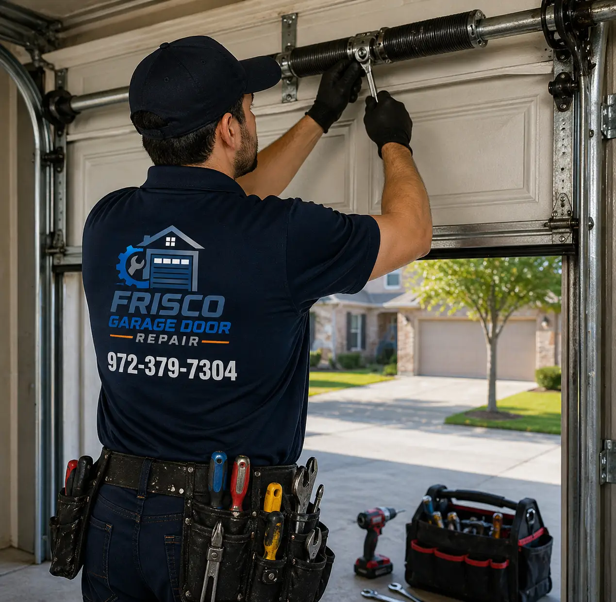 garage door repair technician