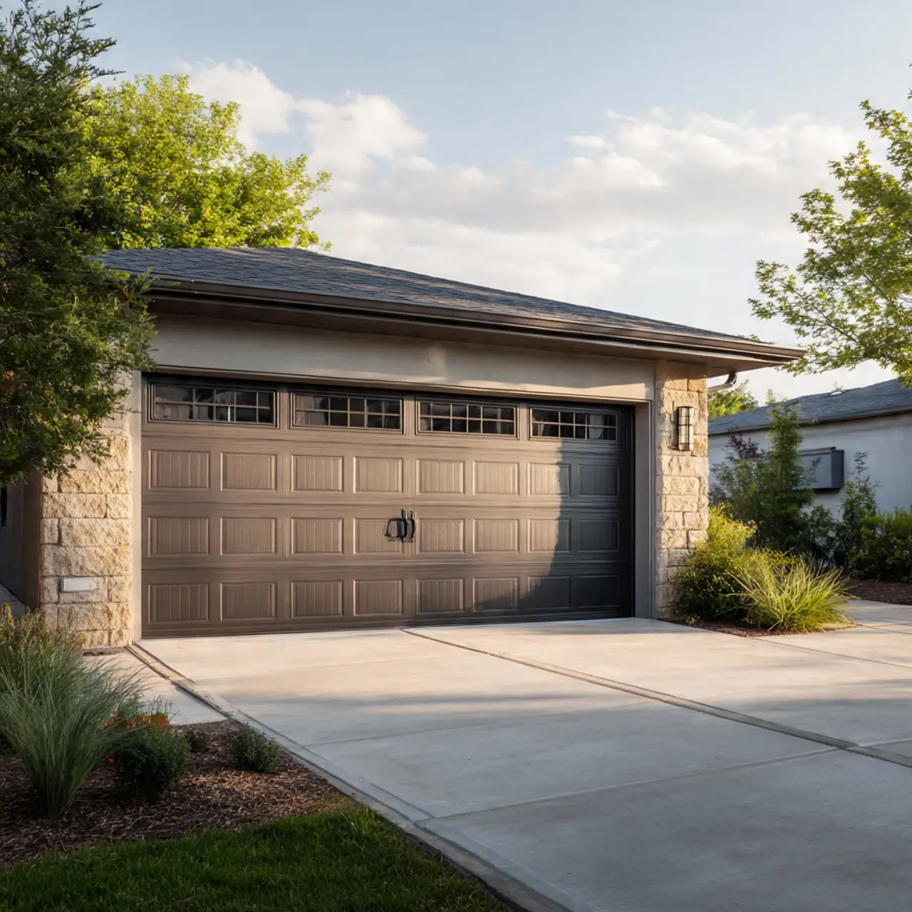 Garage door track and roller repair in Frisco TX