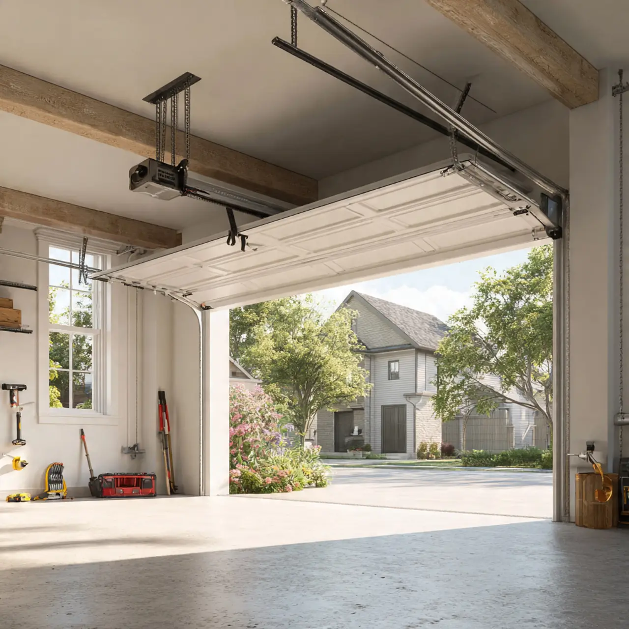 Garage door repair and system maintenance in Frisco TX