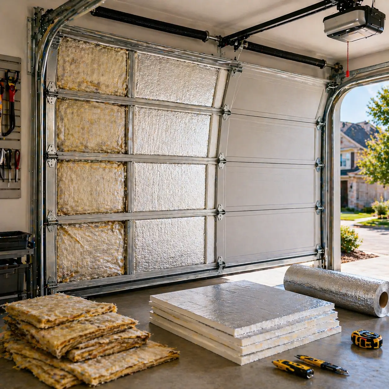 Garage door insulation service in Frisco TX